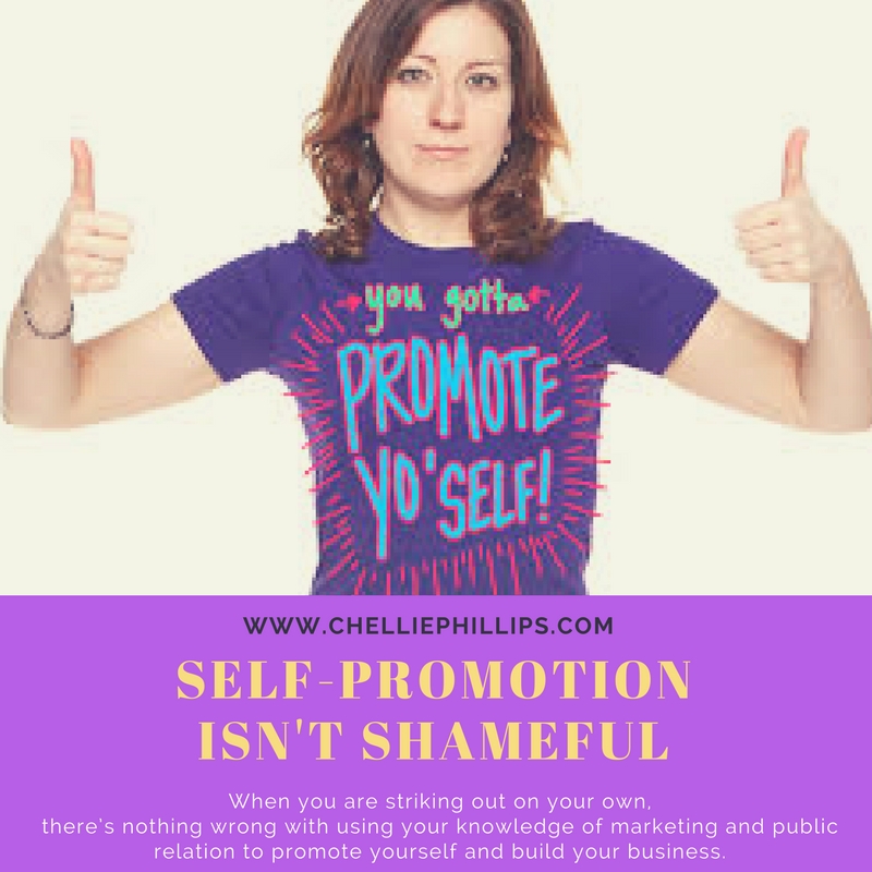 Self-promotion isn't shameful