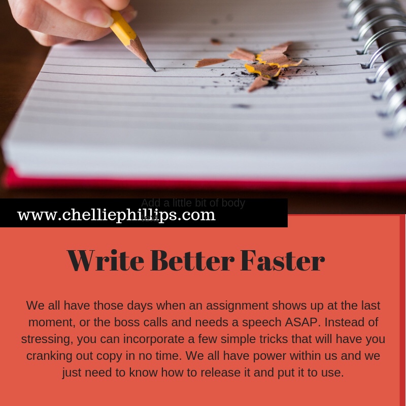 Write Better Faster