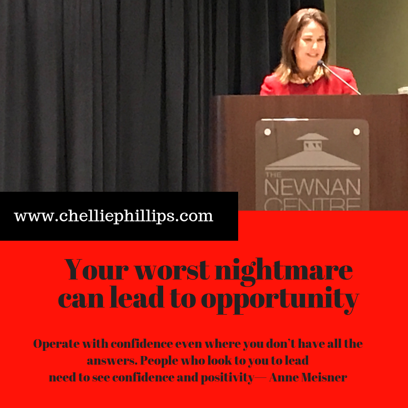 Anne Meisner - worst nightmare leads to opportunity