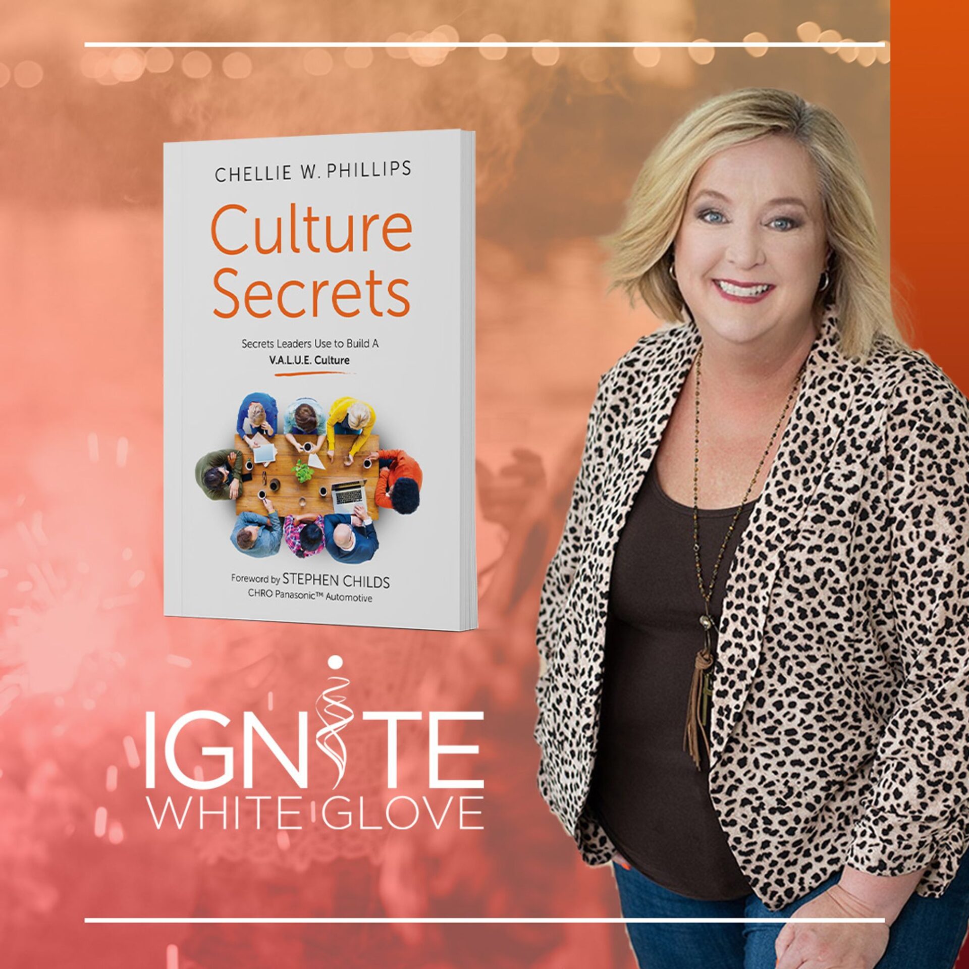Author Chellie Phillips and Cover image of Culture Secrets book