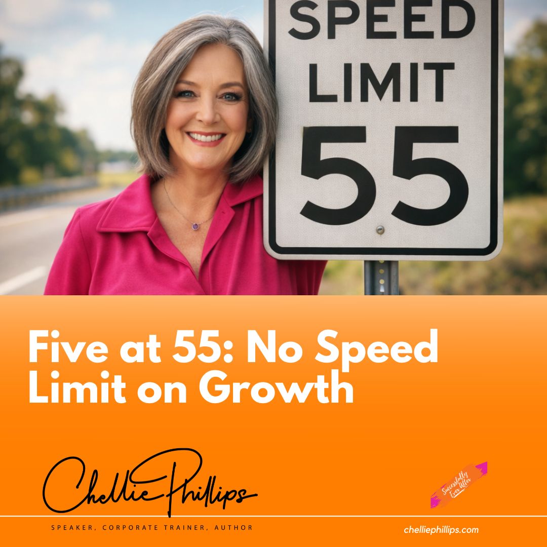 Chellie Phillips Five at 55 leadership series cover image